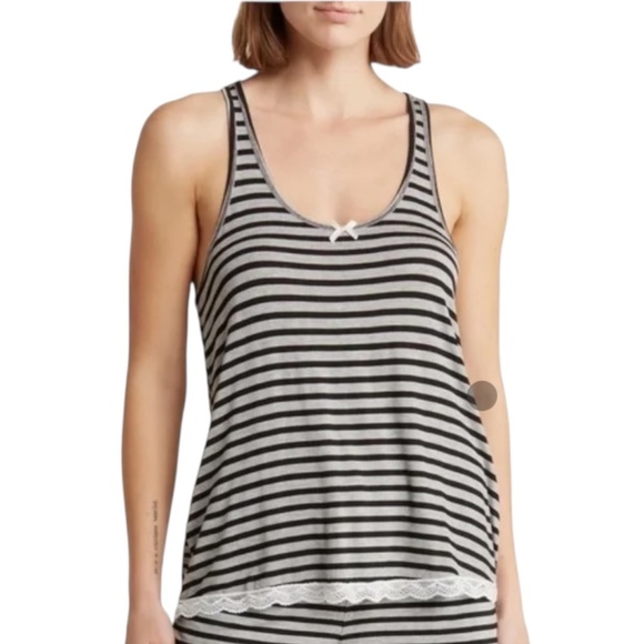 HONEYDEW Lace Racerback Sleep Tank - Picture 1 of 11